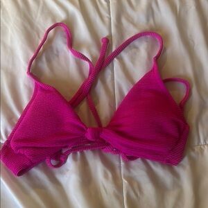 Vibrant Pink Bikini Top